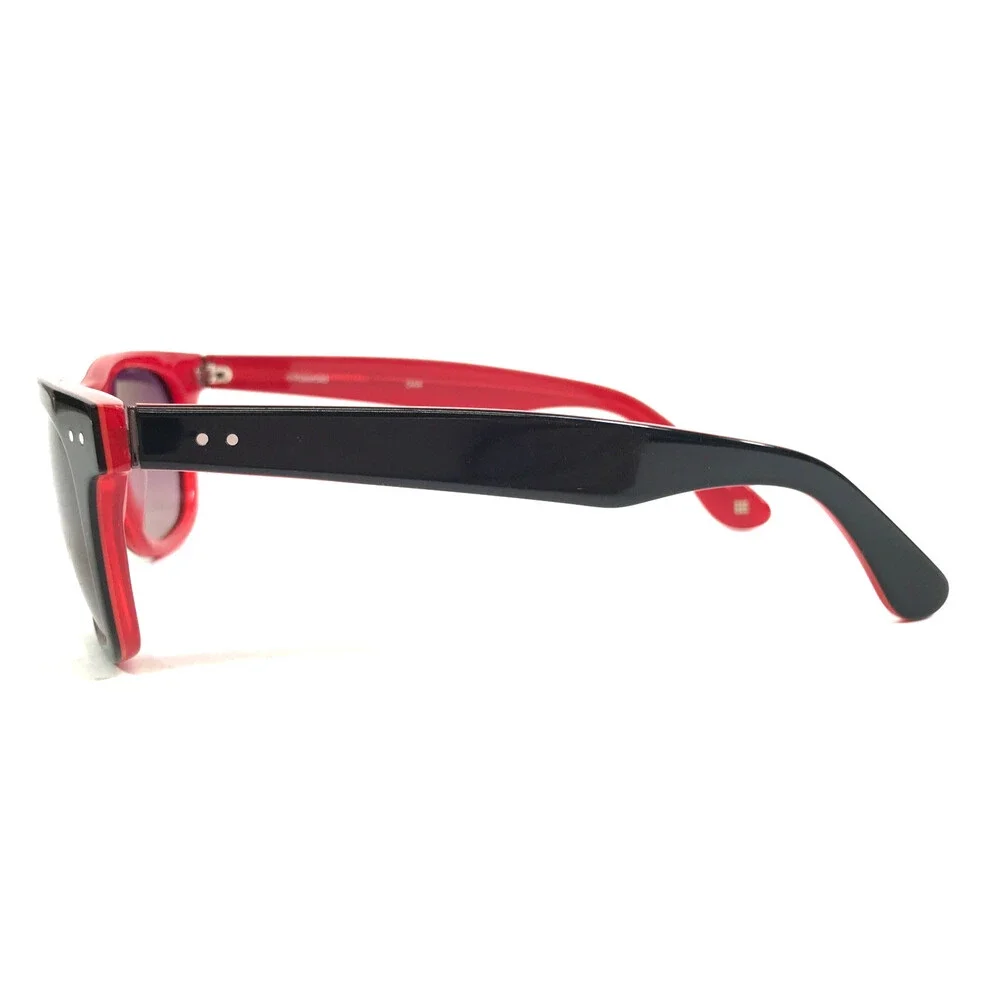 Polaroid Sunglasses X8400D 0A2 Black Red Frames with Purple Gradient Lenses